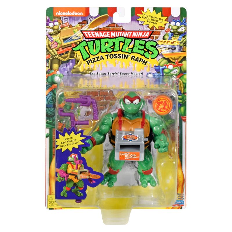 TORTUGAS NINJA - Clásico Figuras Lanzando Pizza Tossin Raph Tortugas Ninja