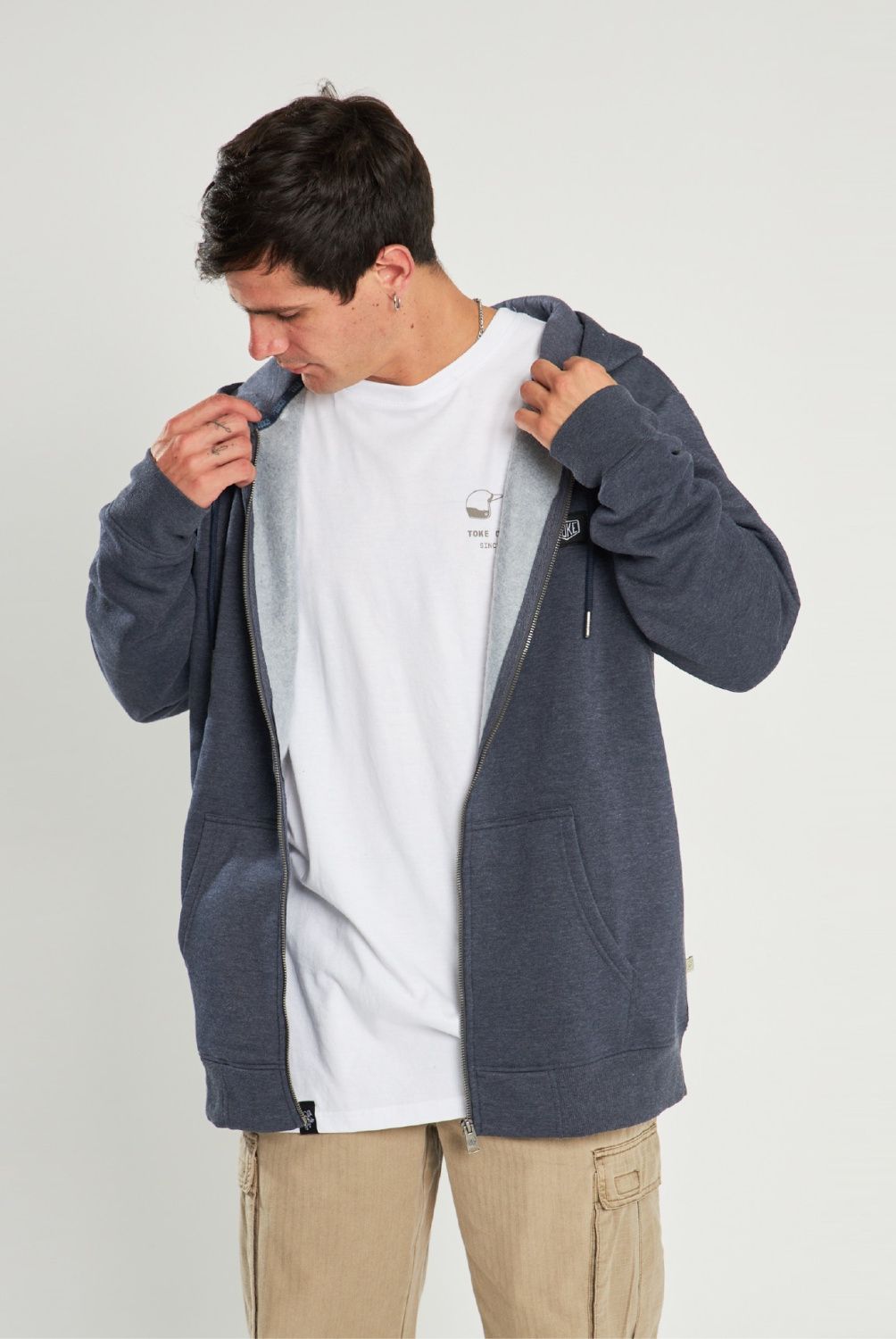TOKE - Polerón Full Zipper Regular Hombre Toke