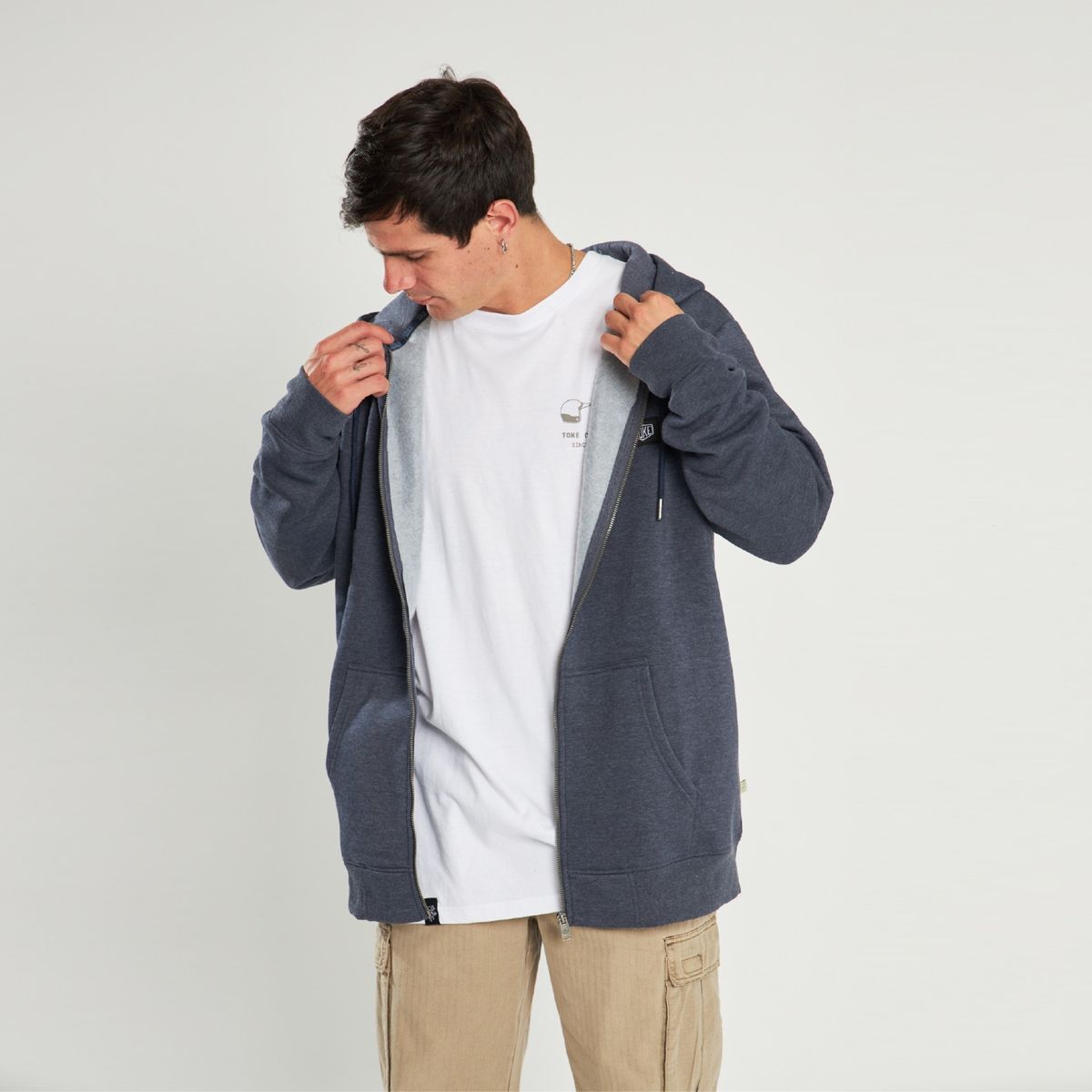 TOKE - Polerón Full Zipper Regular Hombre Toke