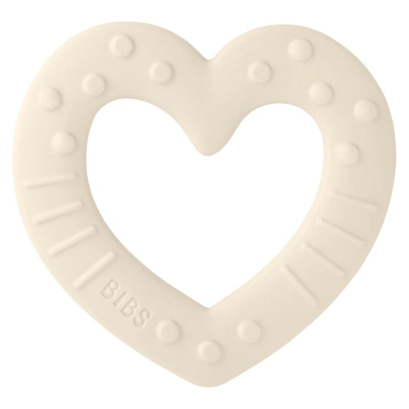 BIBS - Mordedor Corazón Blanco Bibs