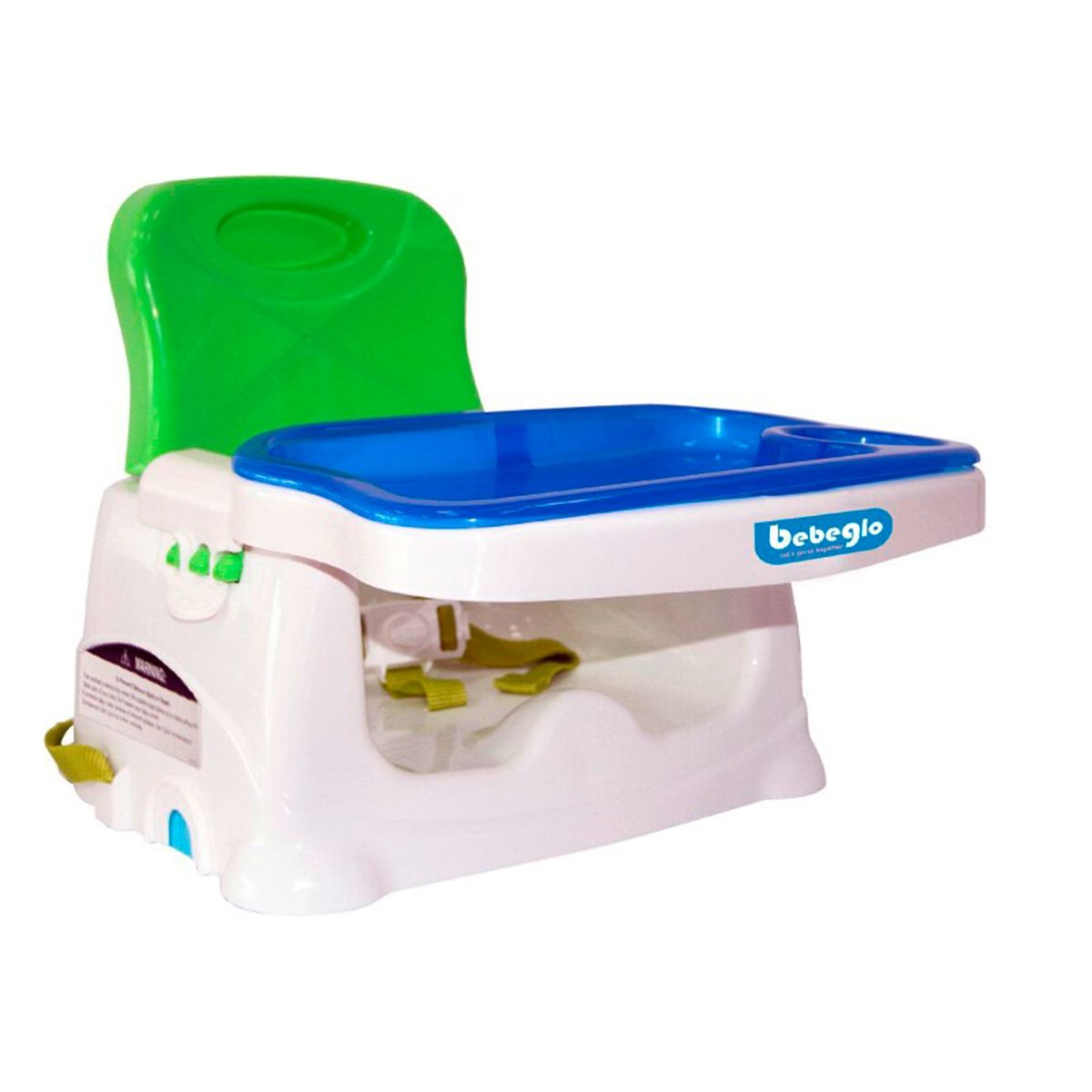 BEBEGLO - Silla De Comer Alzador Verde Bebeglo