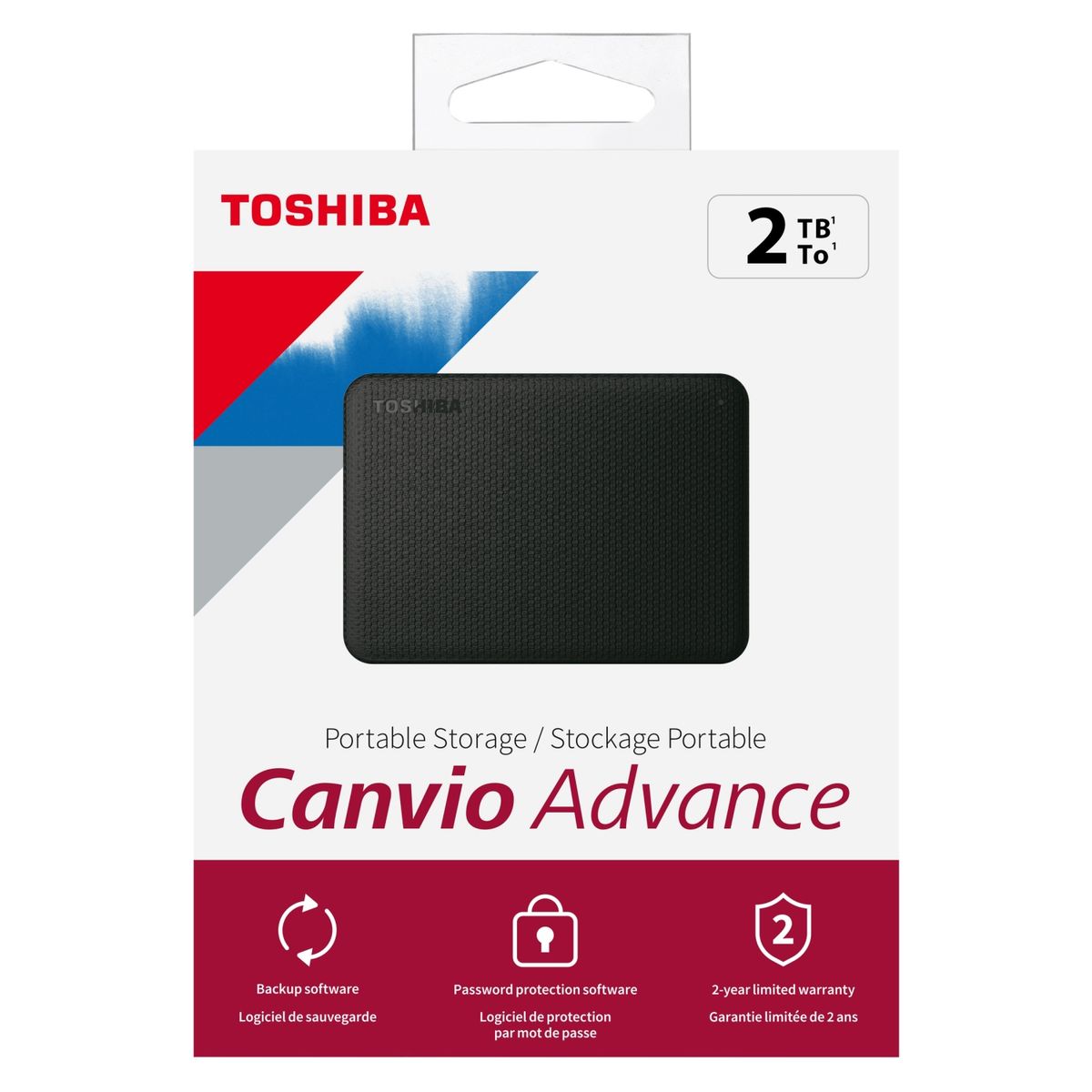 TOSHIBA - Disco Duro Externo 2Tb Advance Toshiba