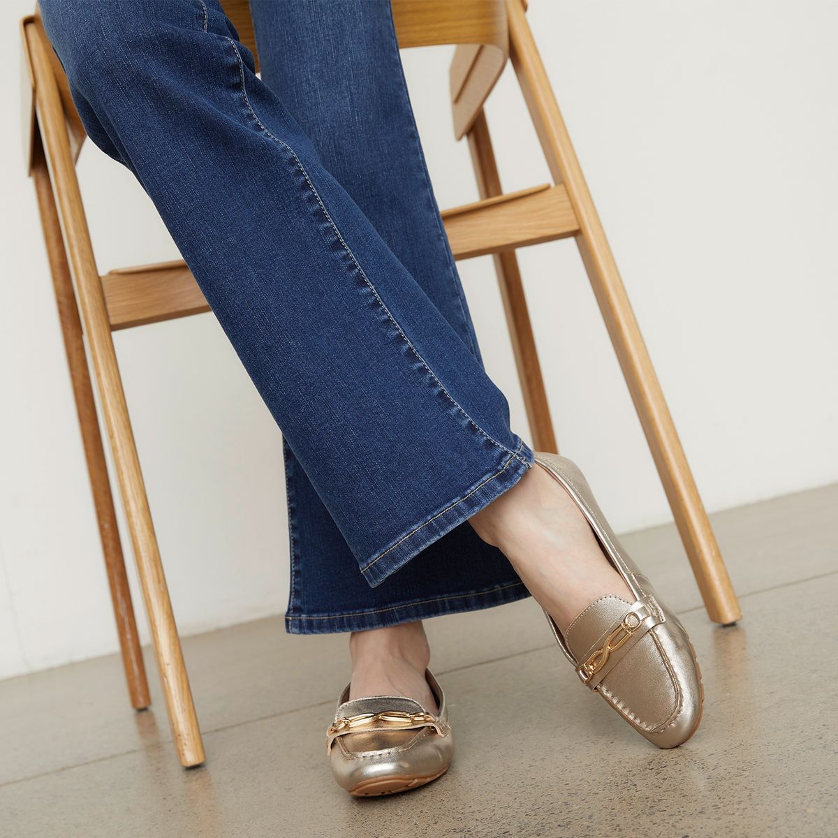 ALDO - Bagdish Zapato Casual Mujer Cuero Dorado Aldo