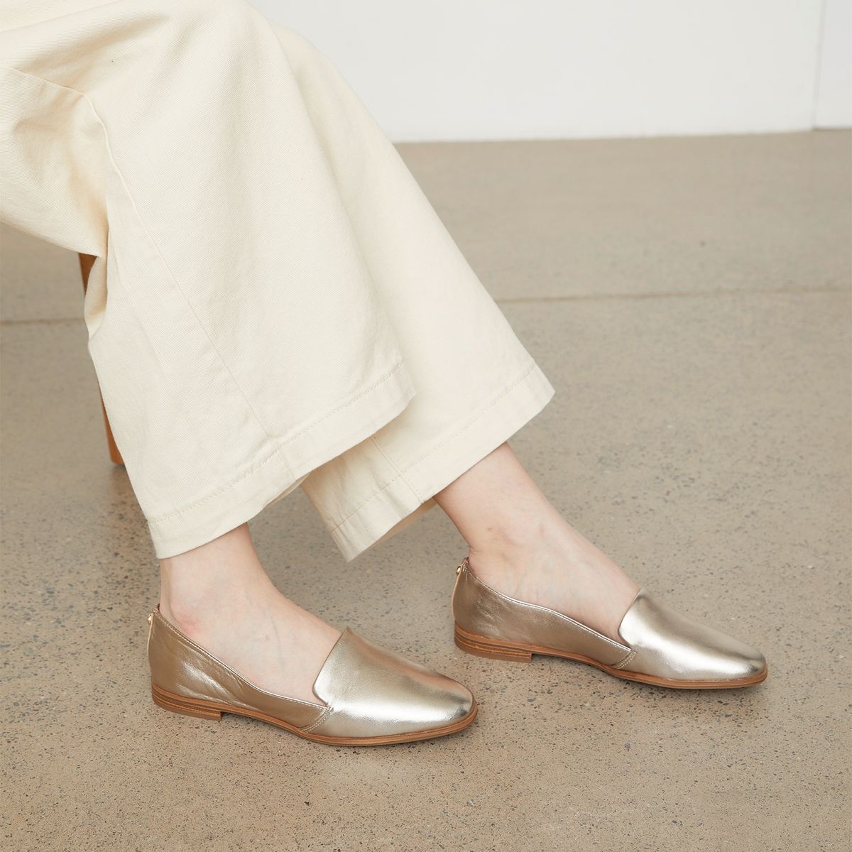 ALDO - Veadith Mocasín Mujer Cuero Plateado Aldo