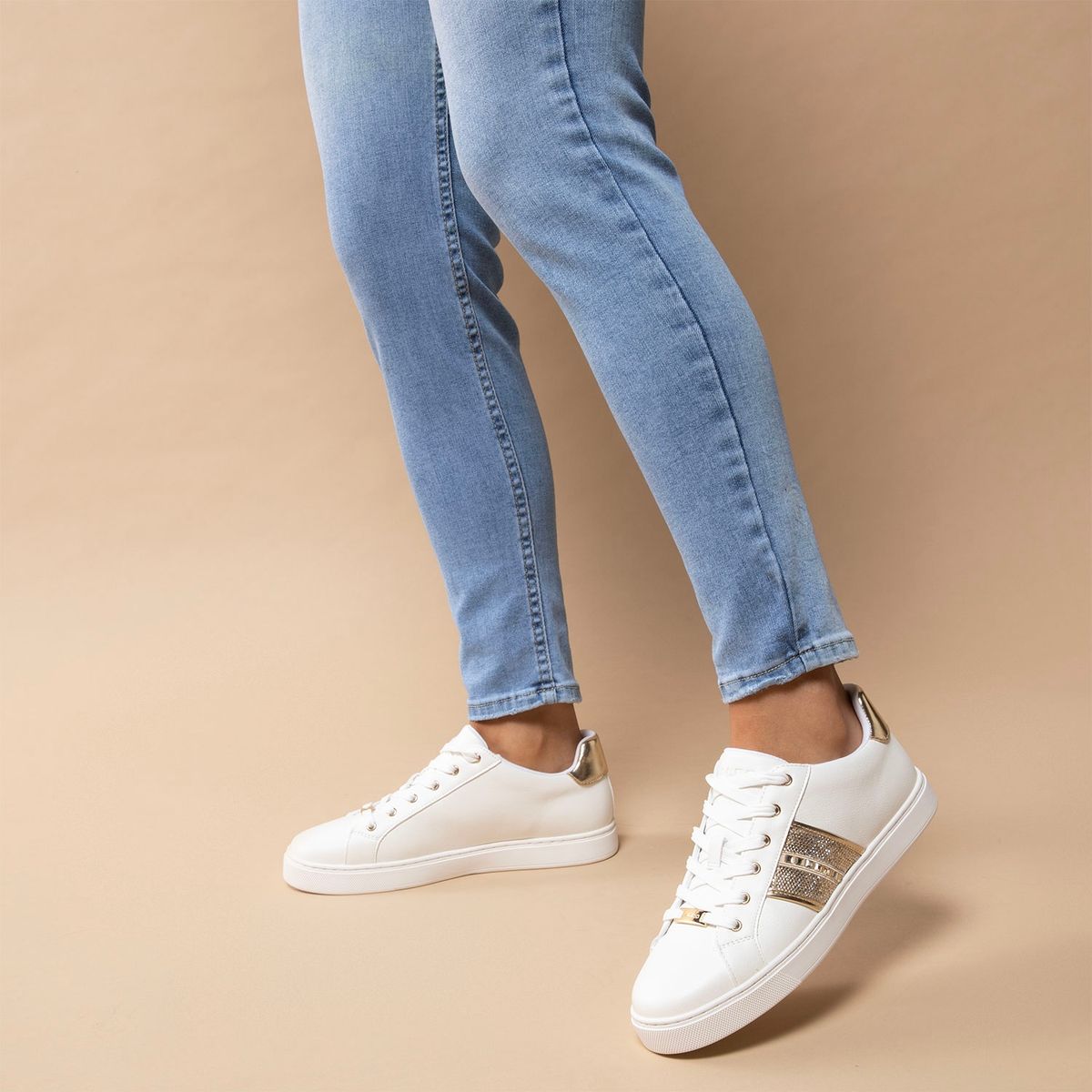 ALDO - Palazzi Zapatilla Urbana Mujer Dorado  Aldo