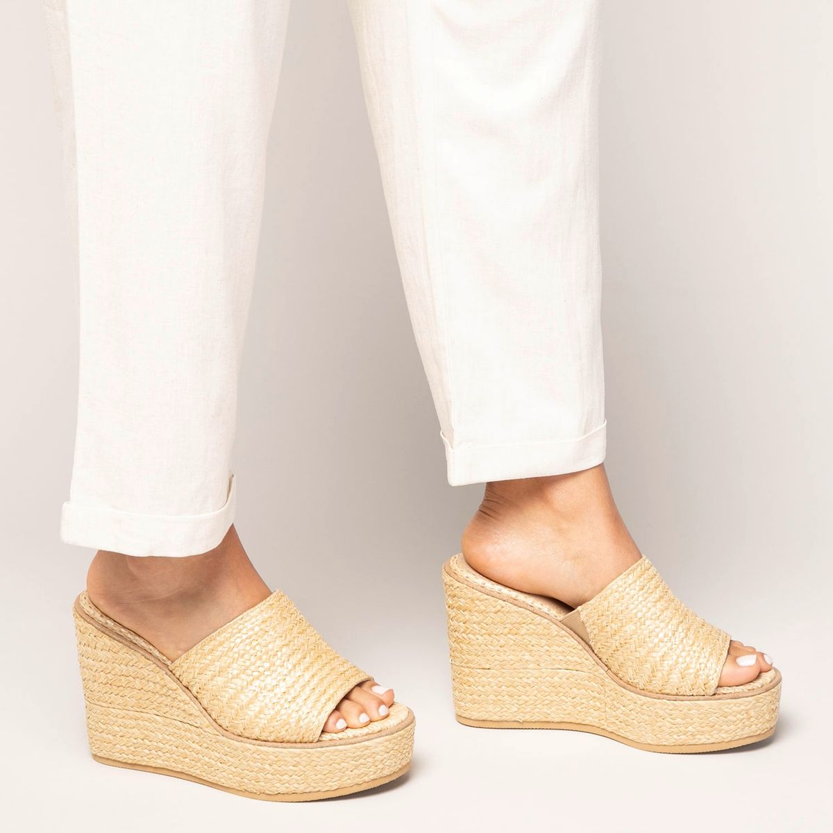 ALDO - Midsommar Sandalia Mujer Beige Aldo