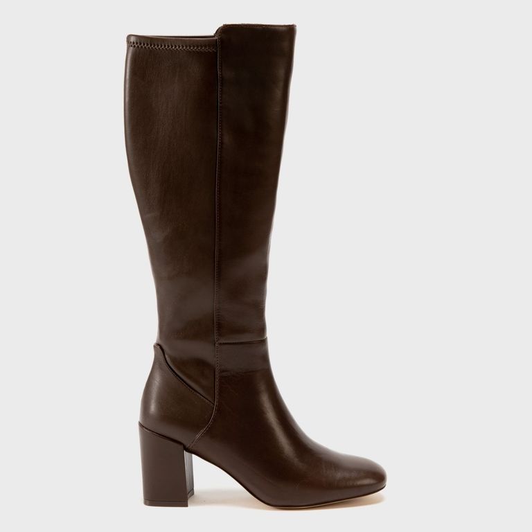 Satori Bota Mujer Cuero Café