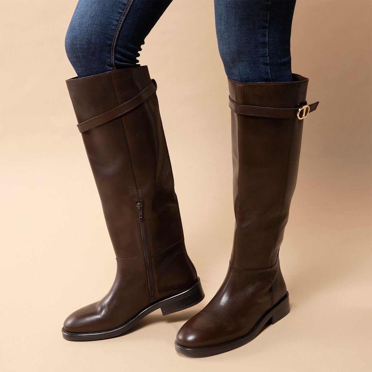 ALDO - Loreina Bota Mujer Cuero Café Aldo