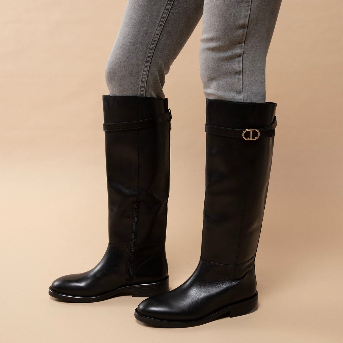 ALDO - Loreina Bota Mujer Cuero Negro Aldo