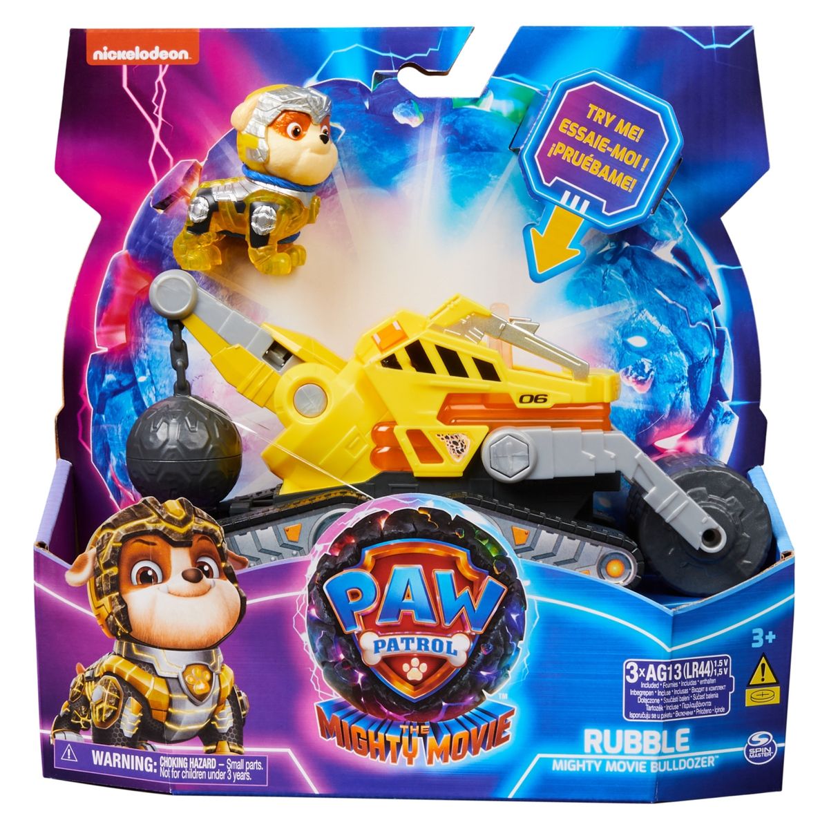 PAW PATROL - Mighty Vehículo Película Rubble Paw Patrol