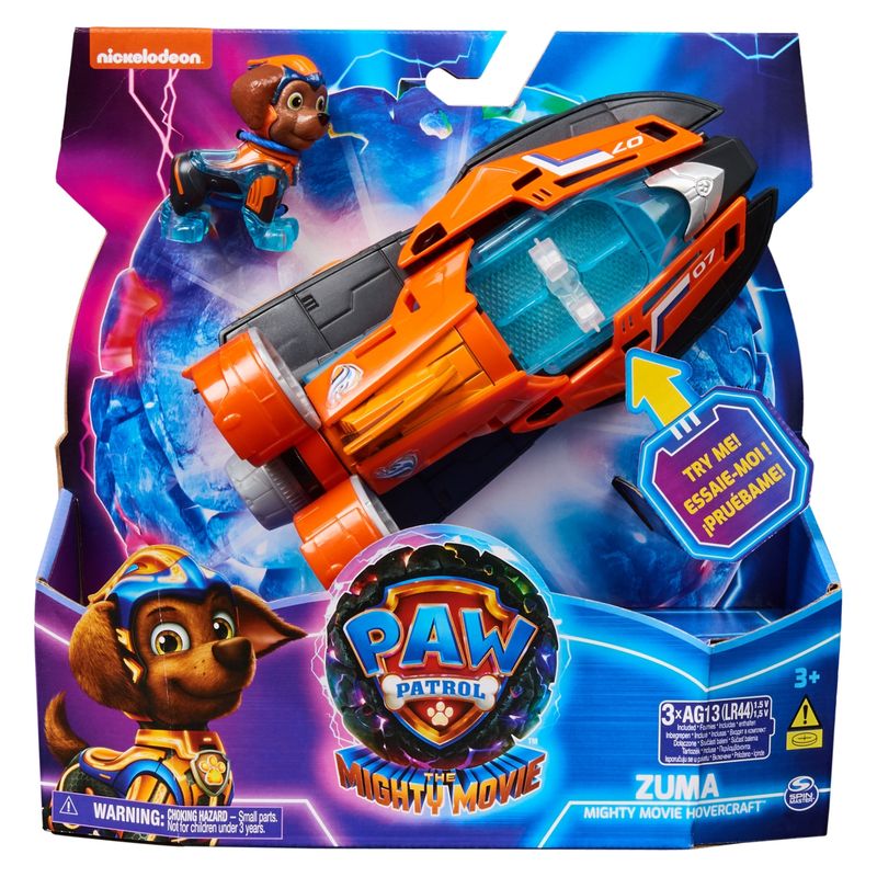 PAW PATROL - Mighty Vehículo Película Zuma Paw Patrol