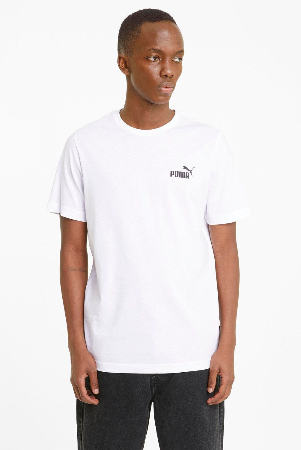 PUMA - Polera Manga Corta Algodón Hombre Puma