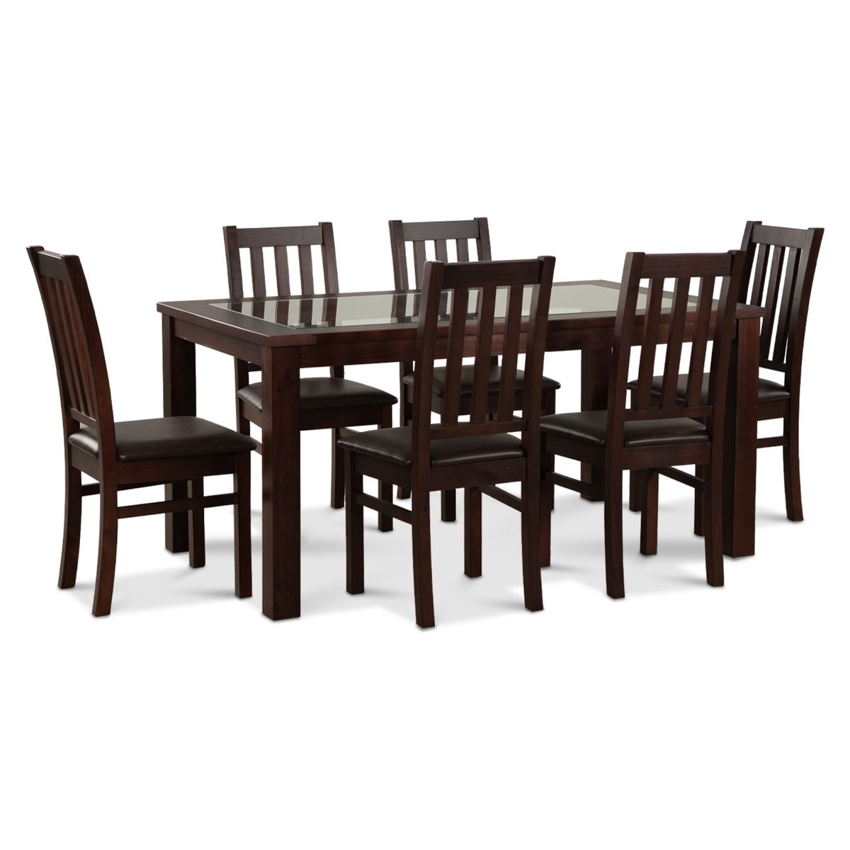 CIC - Juego De Comedor 6 Sillas Ñuble Vidrio Cic