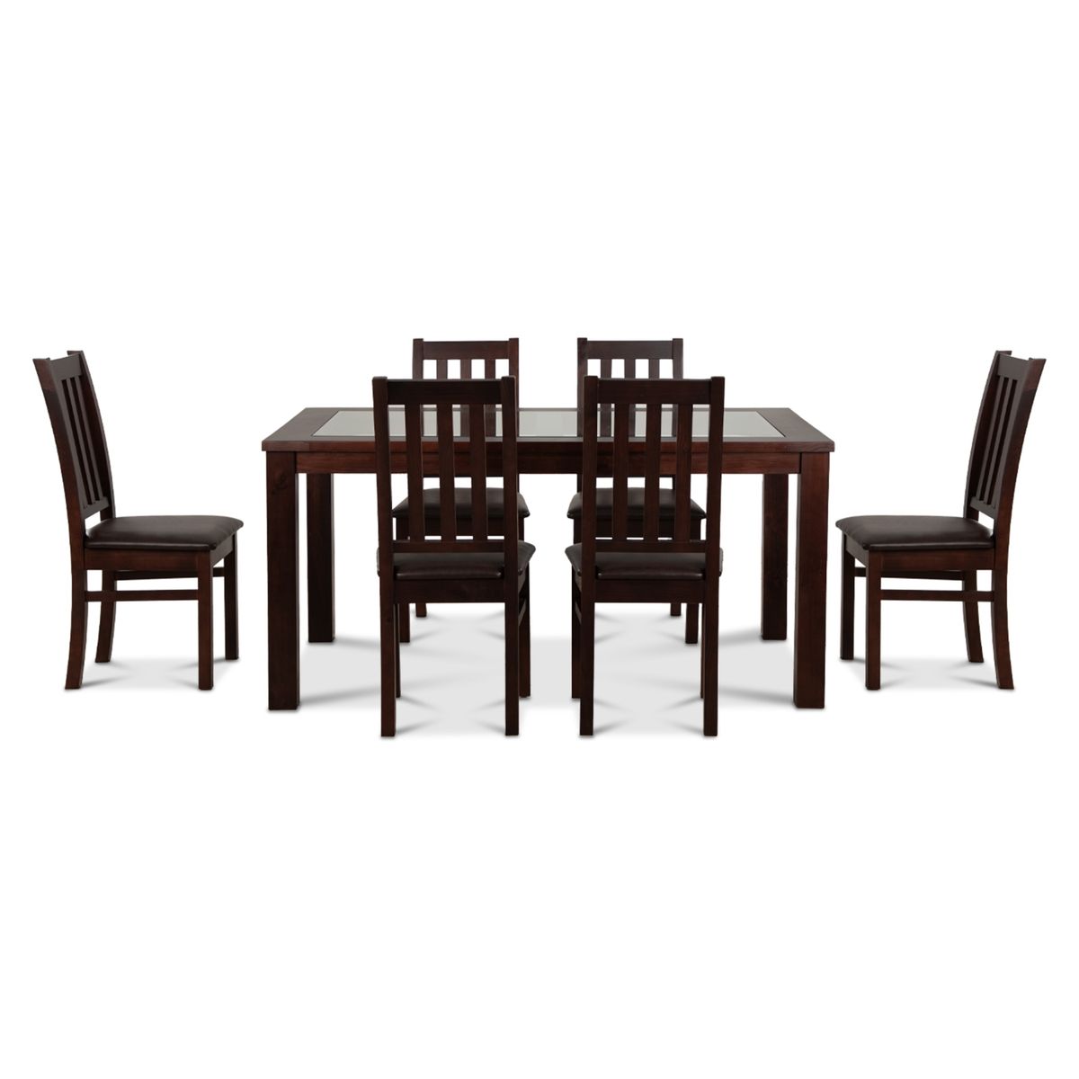 CIC - Juego De Comedor 6 Sillas Ñuble Vidrio Cic