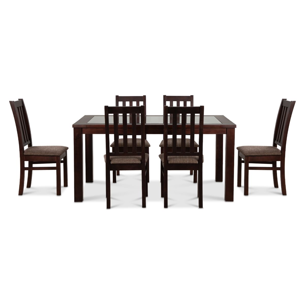 CIC - Juego De Comedor 6 Sillas Ñuble Vidrio Cic