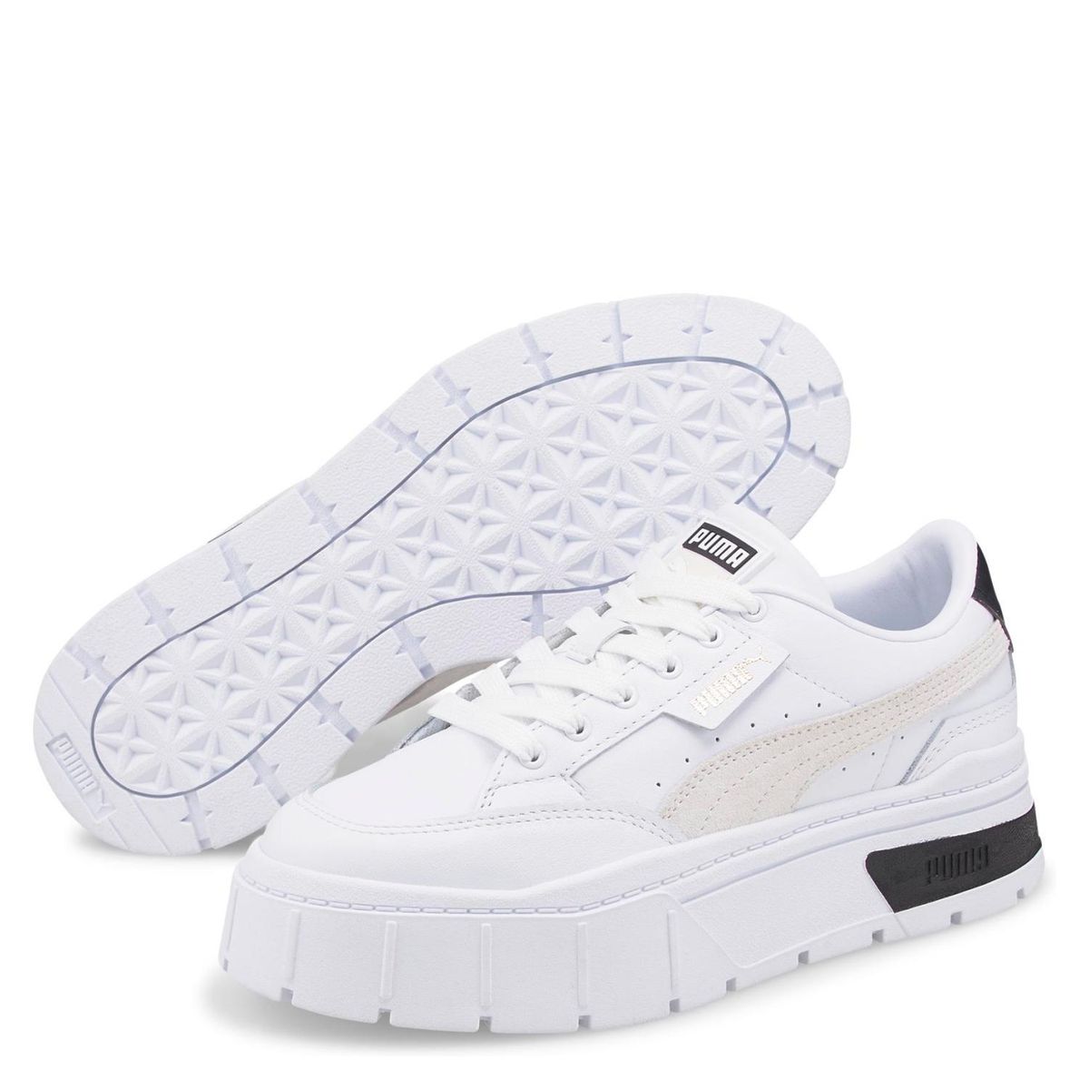 PUMA - Mayze Stack Wns Zapatilla Urbana Mujer Blanco Puma