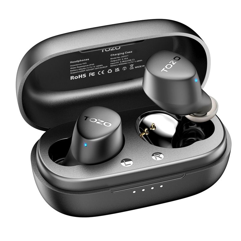 TOZO - Audífono Inalambrico AGILE DOTS NEG Tozo