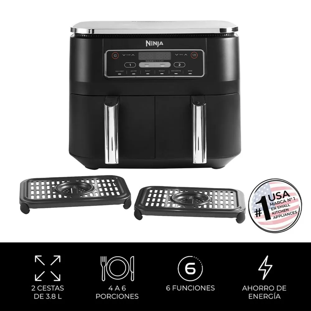 Ninja Dual AF300EU 7.6L Negro, foto 3