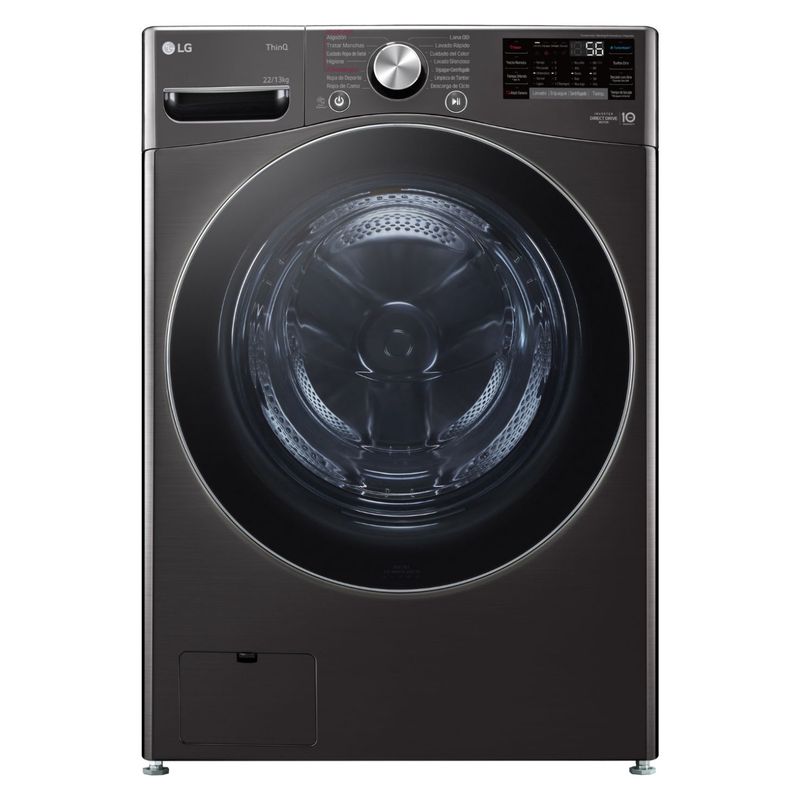 LG - Lavadora y Secadora 22/13 Kg LG WD22BV2S6R AI DD