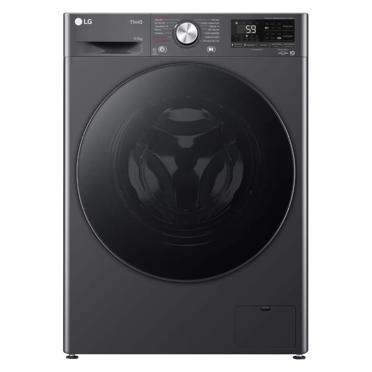 LG - Lavadora y Secadora 9/5 Kg LG WD9MVC4S6 AI DD