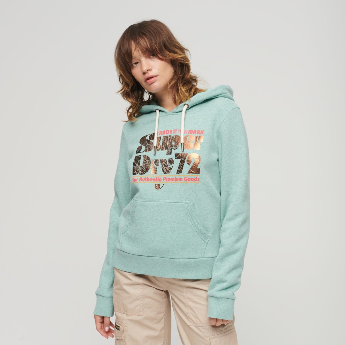 SUPERDRY - Polerón Algodón Mujer Superdry