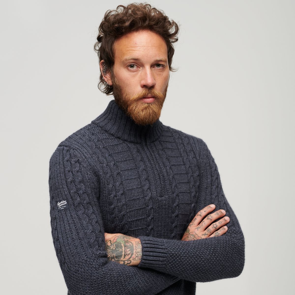 SUPERDRY - Sweater con Cierre Hombre Superdry