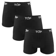 TOP - Pack 3 Bóxer Liso Microfibra Hombre