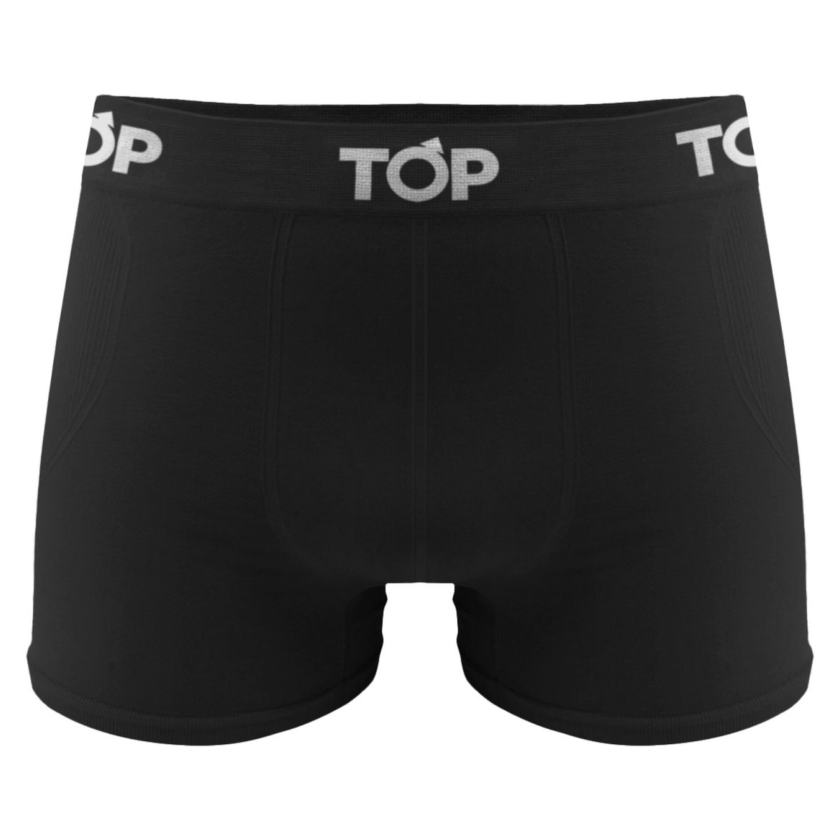 TOP - Pack De 3 Boxers Liso Microfibra Sin Costura Hombre Top