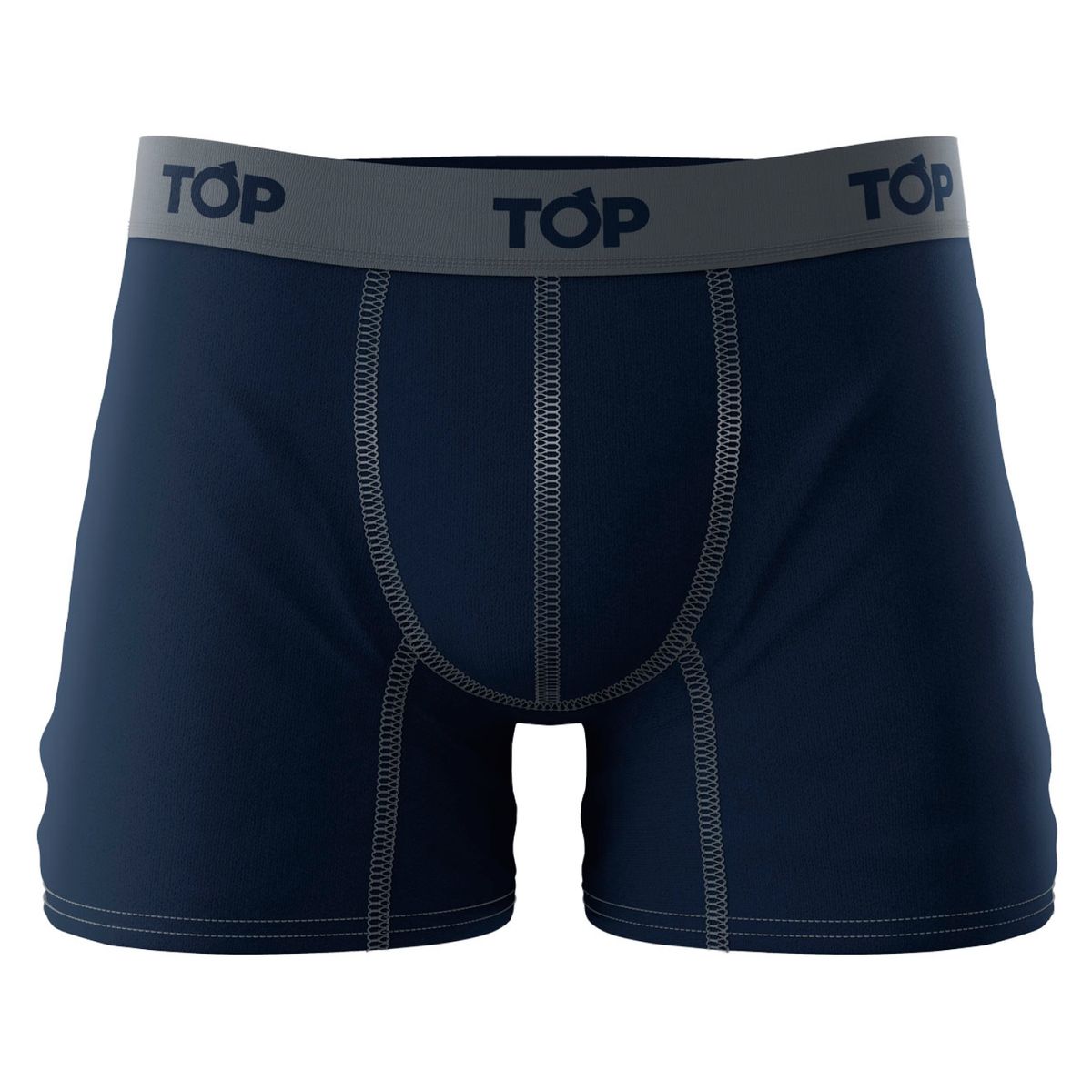 TOP - Pack 3 Bóxer Liso Algodón Hombre Top