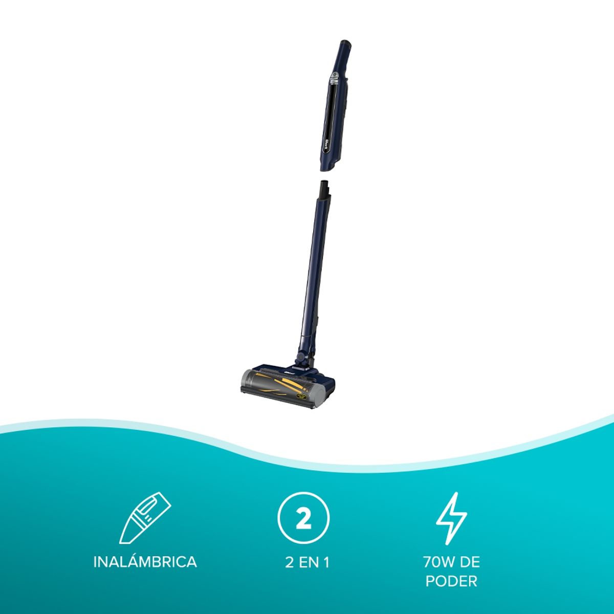 SHARK - Aspiradora Portátil WandVac 2 en 1 Shark