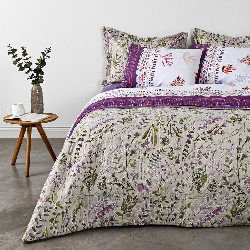 AMERICAN FAMILY - Juego de Cama Inari/Lavander A.Family