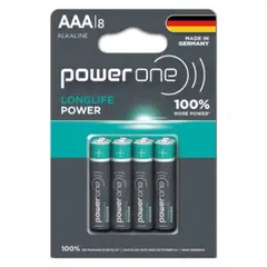 POWER ONE - Blister Pilas Alcalinas AAA X 8