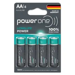 POWER ONE - Blister Pilas Alcalinas AA X 4