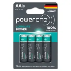 POWER ONE - Blister Pilas Alcalinas AA X 8