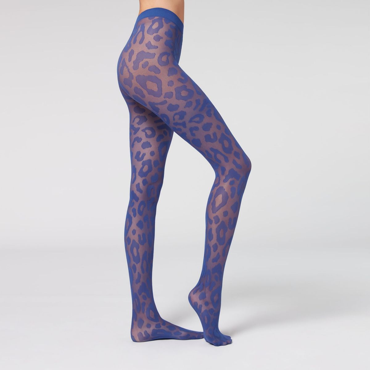 CALZEDONIA - Pantys Transparentes 30 Deniers con Estampado Animal Grande Mujer Calzedonia