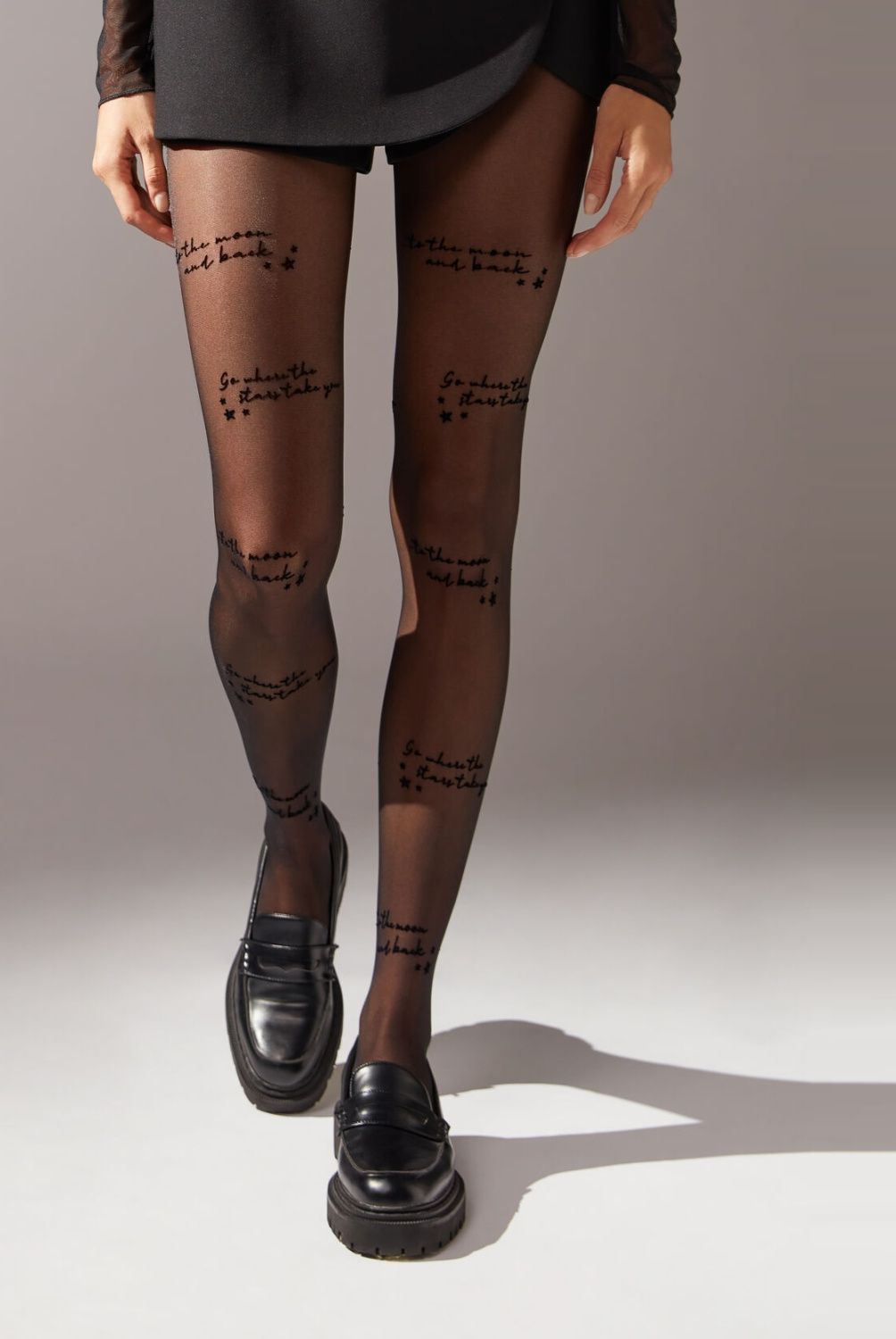 CALZEDONIA - Pantys Estampadas Transparentes 30 Denier  Mujer Calzedonia