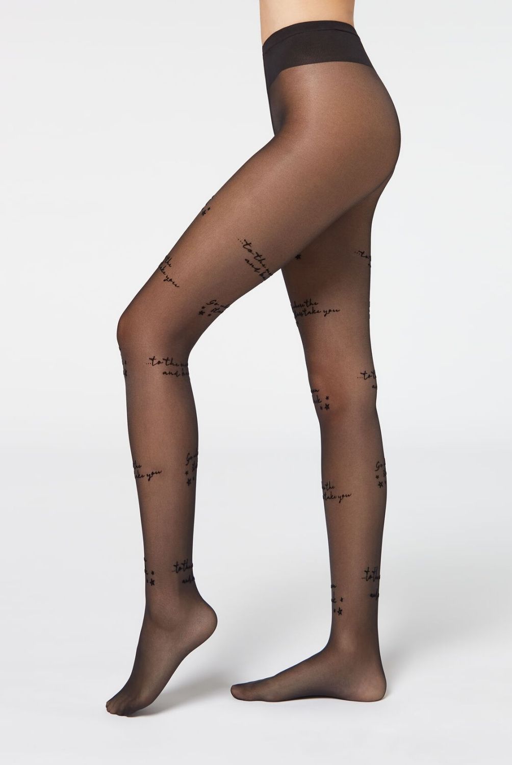 CALZEDONIA - Pantys Estampadas Transparentes 30 Denier  Mujer Calzedonia