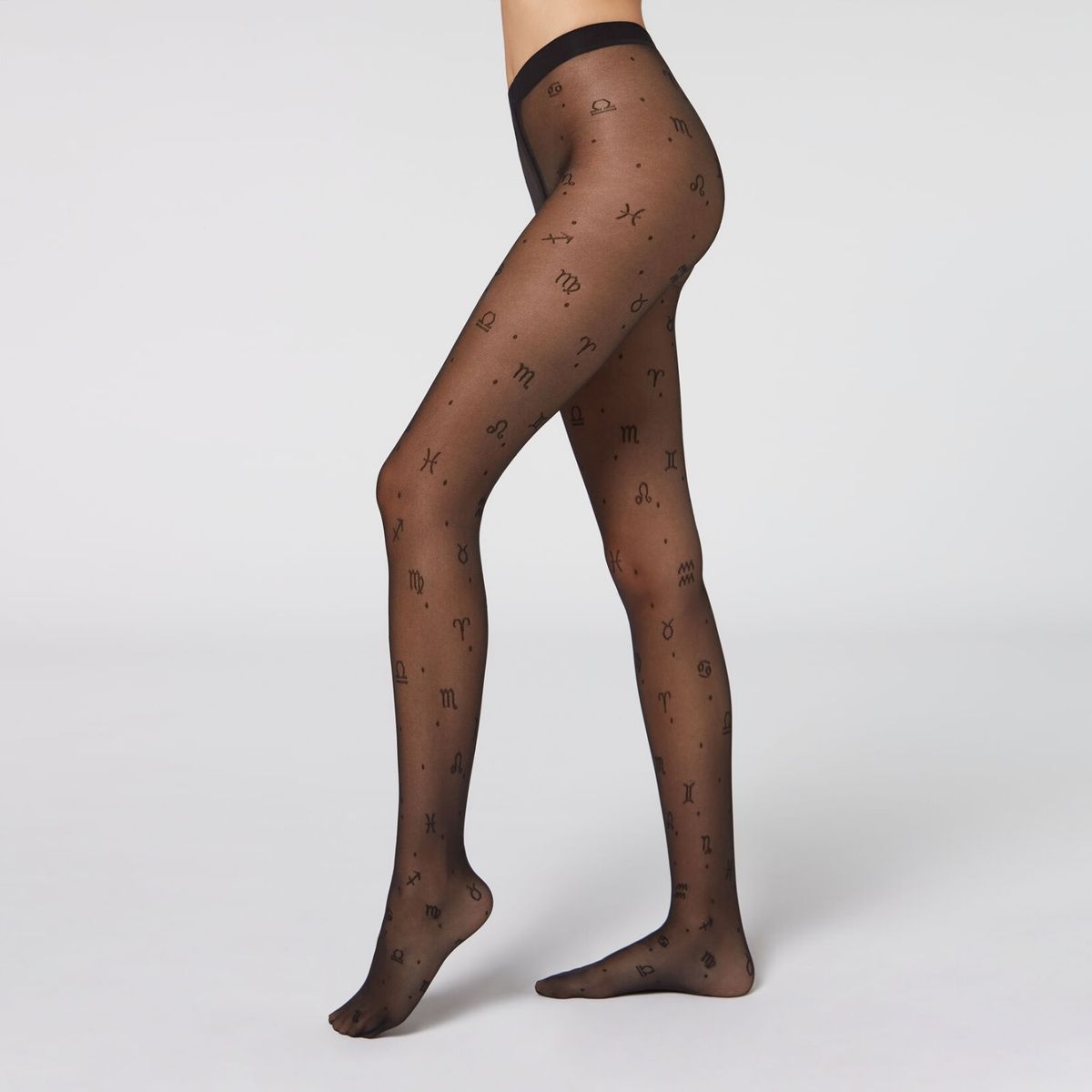 CALZEDONIA - Pantys Transparentes 30 Deniers Signos del Zodíaco Mujer Calzedonia
