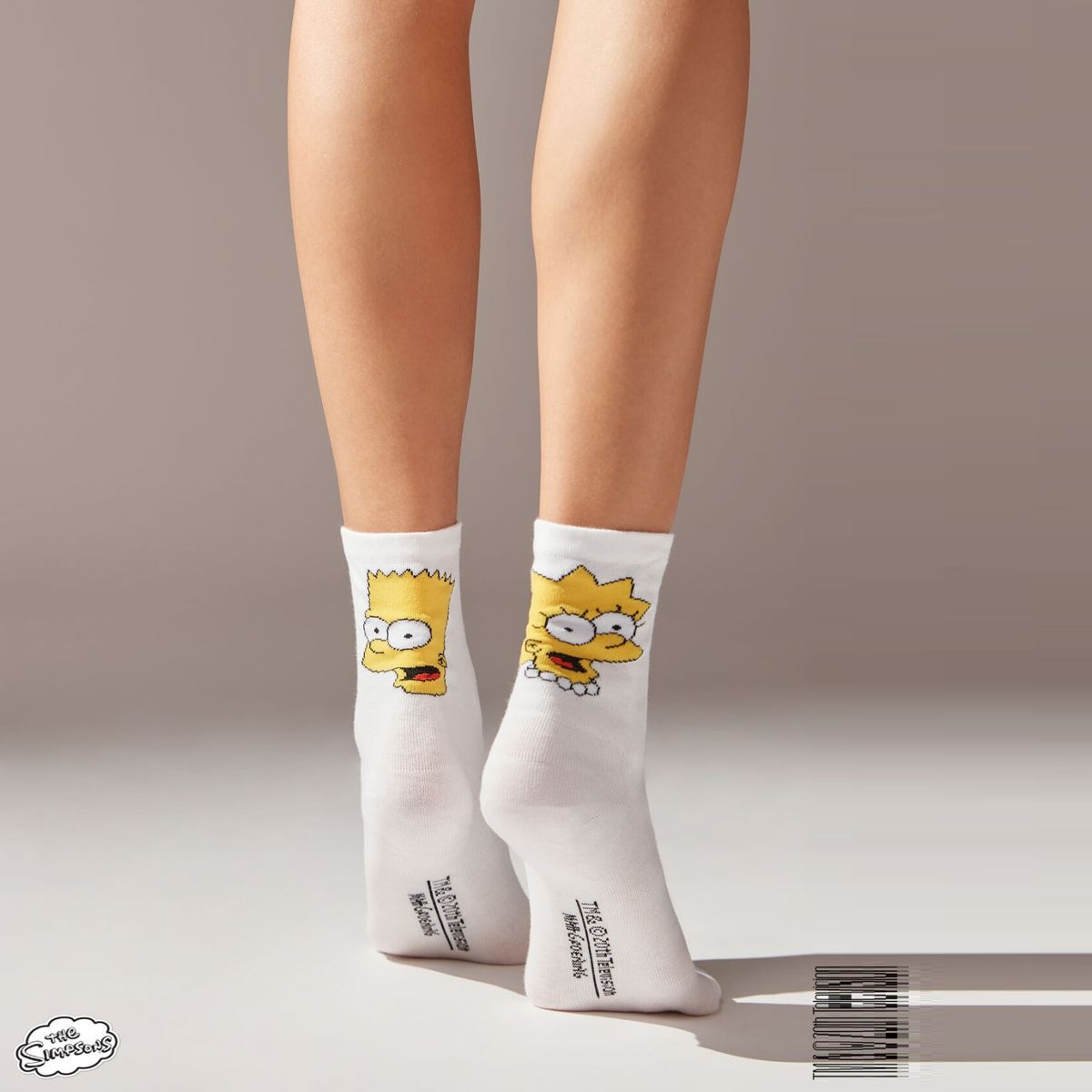 CALZEDONIA - Calcetines Cortos Licencia Simpsons Mujer Calzedonia