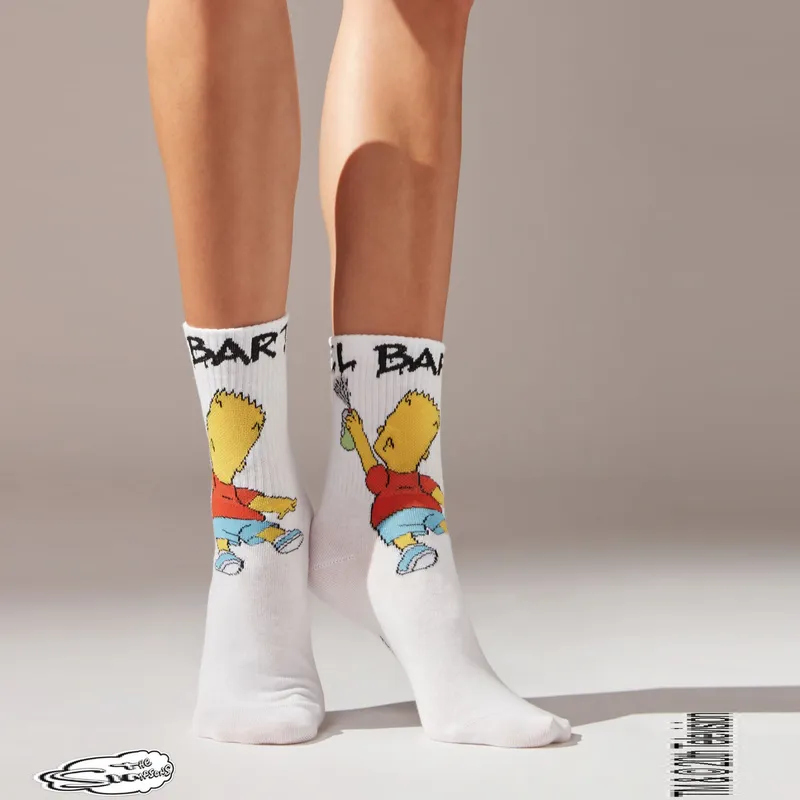 CALZEDONIA - Calcetines Cortos Licencia Simpsons Mujer Calzedonia
