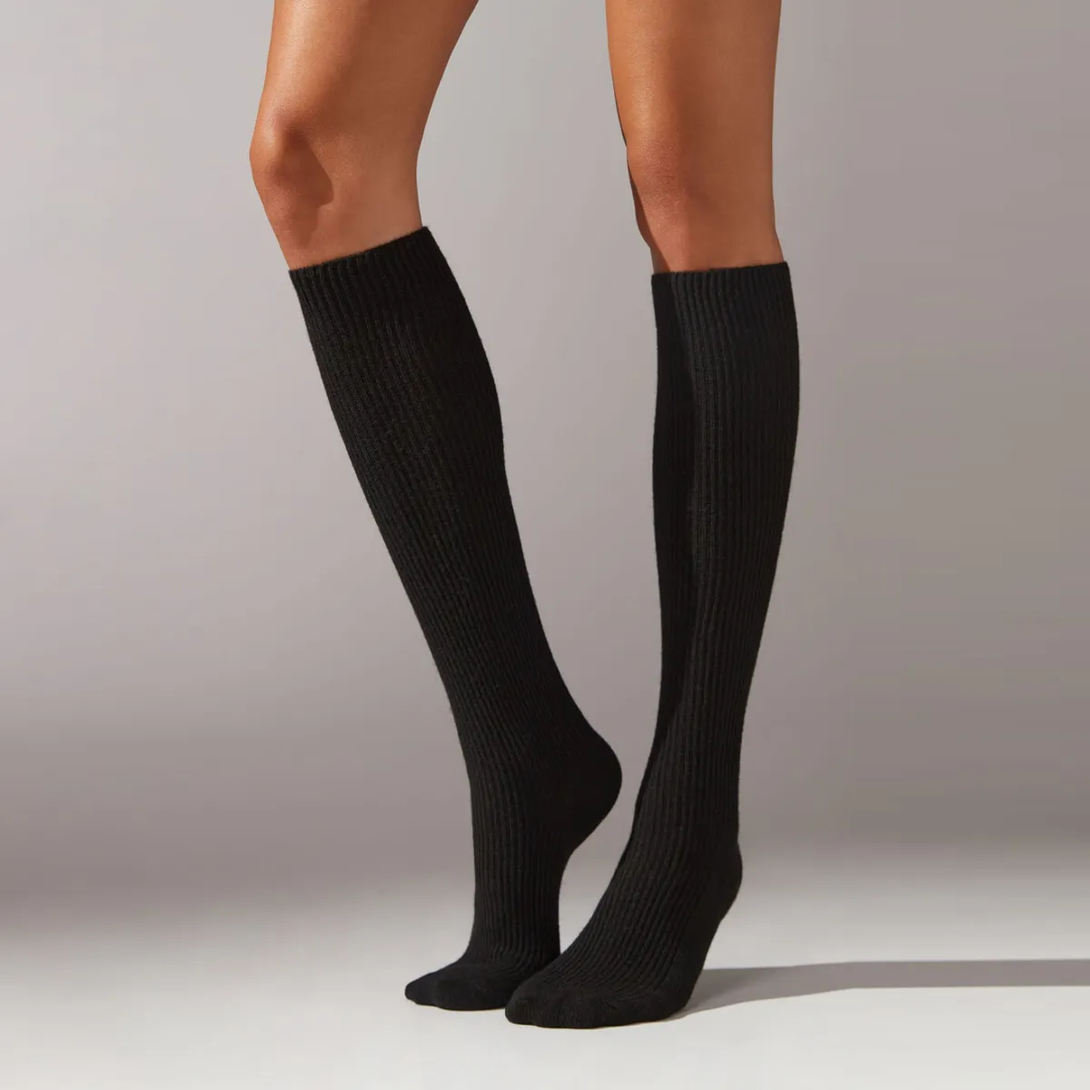 CALZEDONIA - Calcetines Largos con Cashmere  Mujer Calzedonia