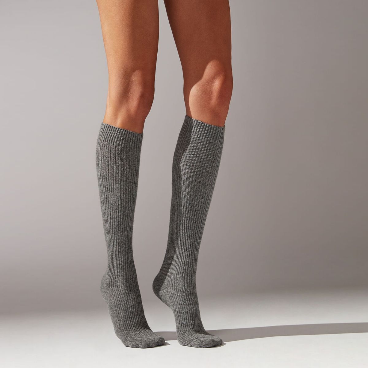 CALZEDONIA - Calcetines Largos con Cashmere  Mujer Calzedonia