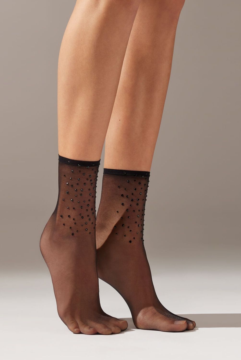 CALZEDONIA - Calcetines Cortos Estampado Mujer Calzedonia
