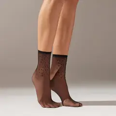 CALZEDONIA - Calcetines Cortos Estampado Mujer