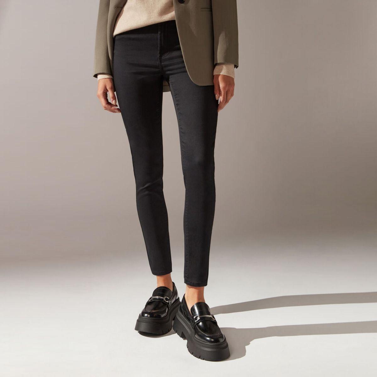 CALZEDONIA - Leggings Tiro Alto Push Up Mujer Calzedonia