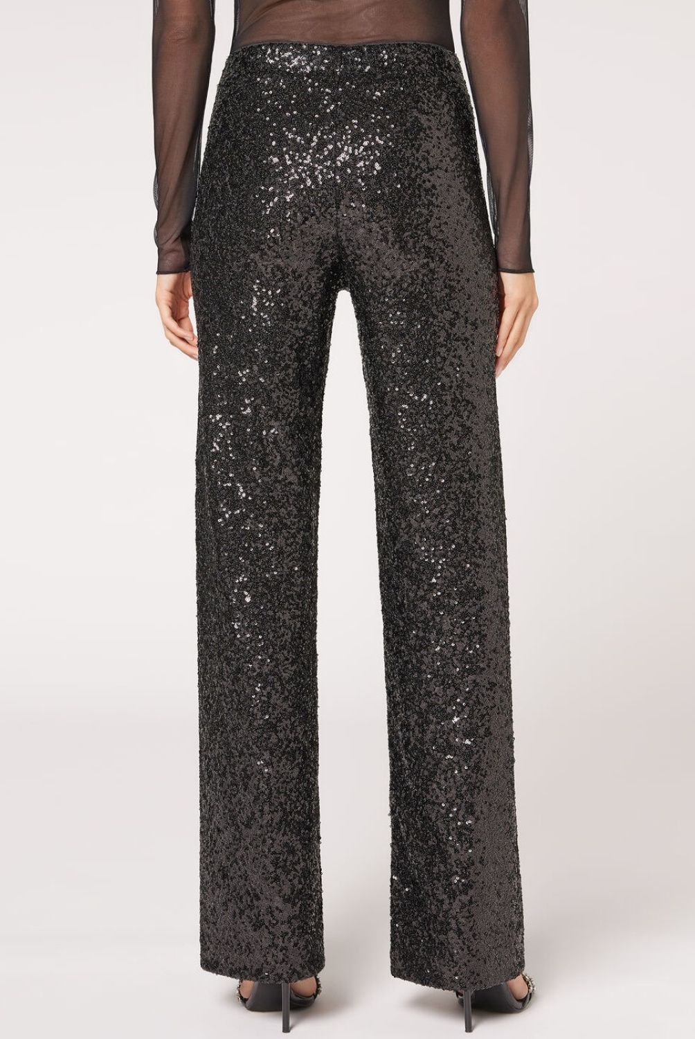 CALZEDONIA - Leggins palazzo con Lentejuelas Mujer Calzedonia