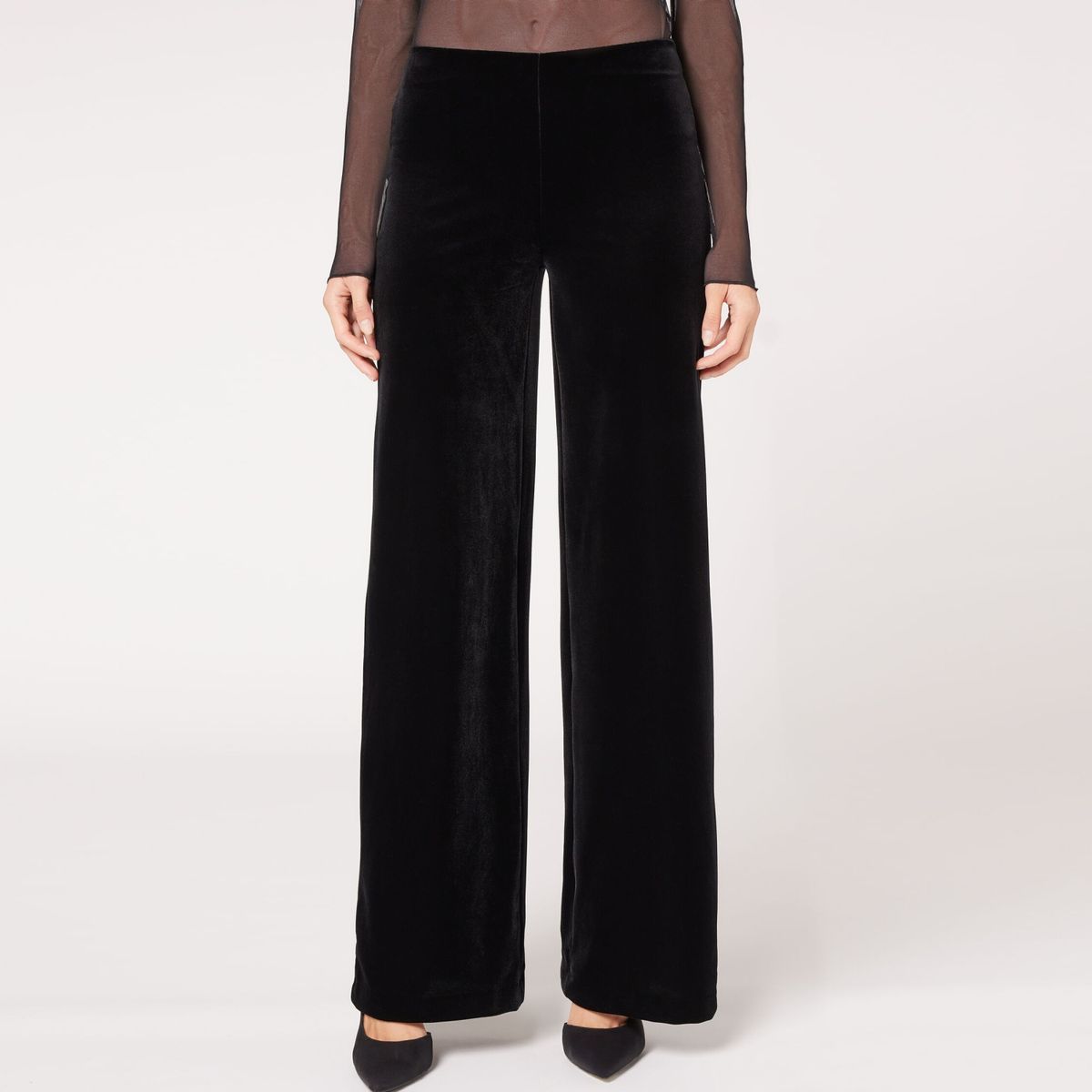 CALZEDONIA - Leggings Terciopelo Mujer Calzedonia