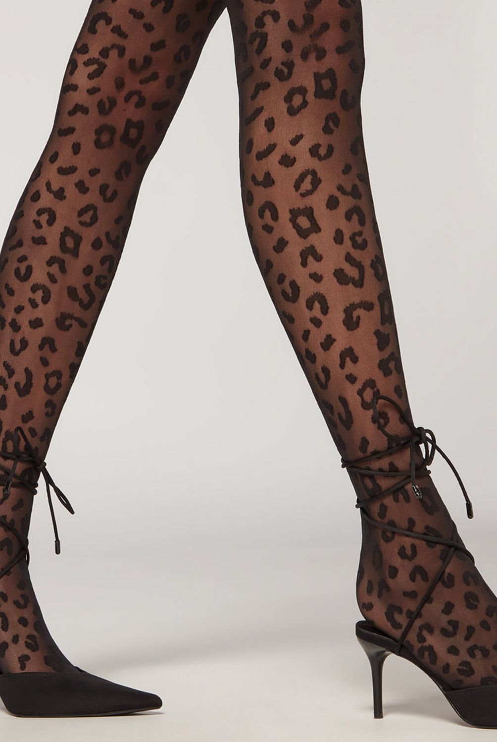 CALZEDONIA - Pantys Velados 30 Deniers Estampado Animal Mujer Calzedonia