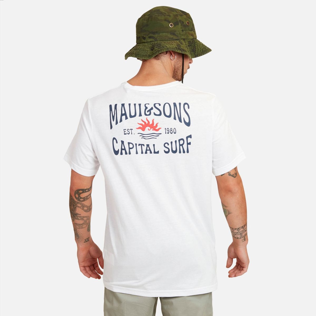 MAUI AND SONS - Polera Hombre Manga Corta Algodón Maui And Sons