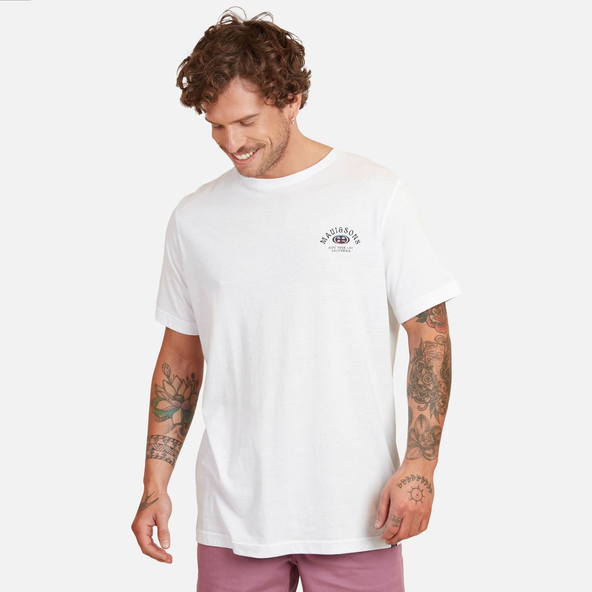 MAUI AND SONS - Polera Hombre Manga Corta Algodón Maui And Sons